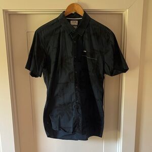 Hurley Black Palm Print Casual Shirt